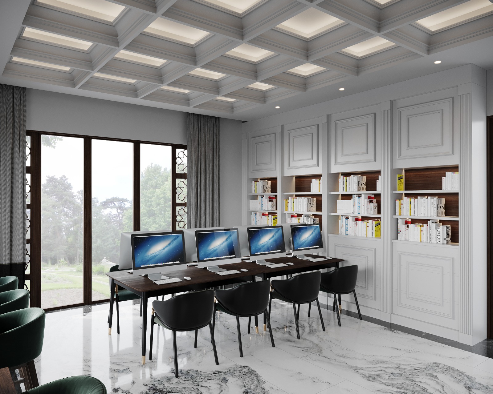 İKİ PINAR KÜTÜPHANESİ